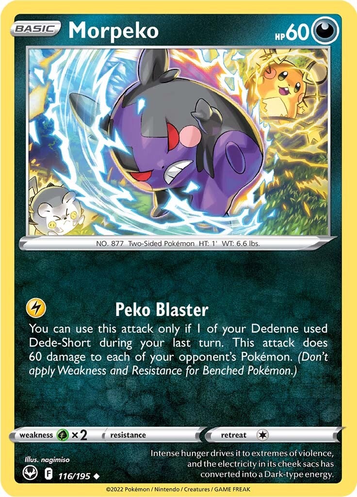 Morpeko (116/195) [Sword & Shield: Silver Tempest] | Good Games North