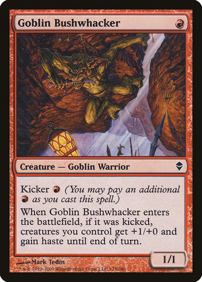 Goblin Bushwhacker (Zendikar)  | Good Games North