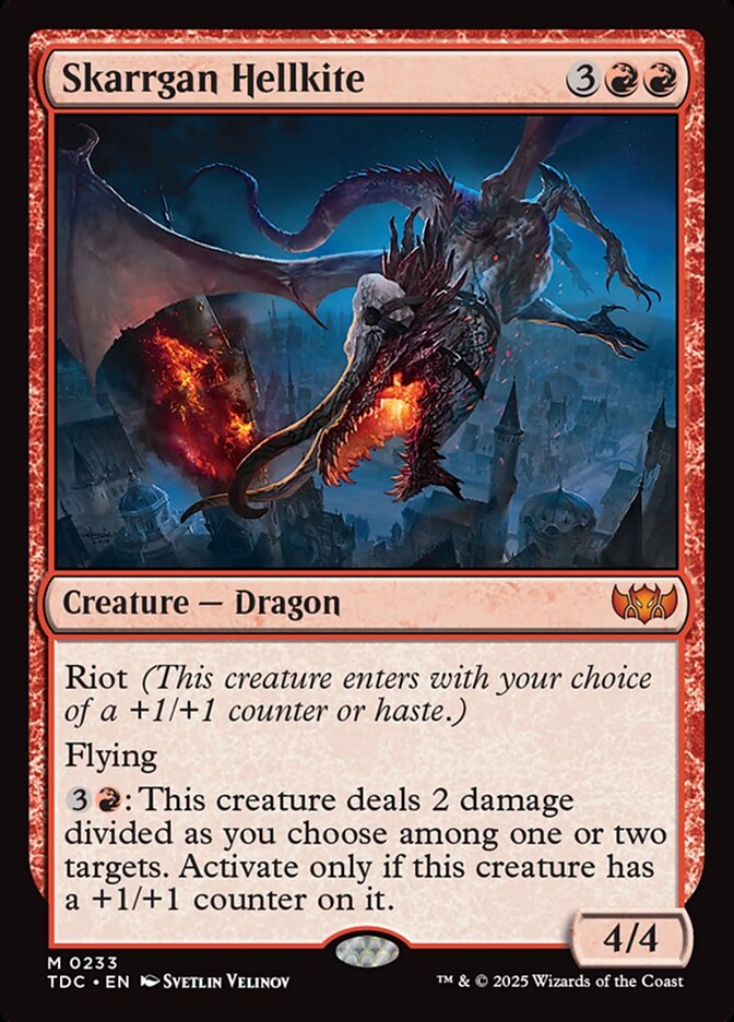 Skarrgan Hellkite 233 (Commander: Tarkir: Dragonstorm)  | Good Games North