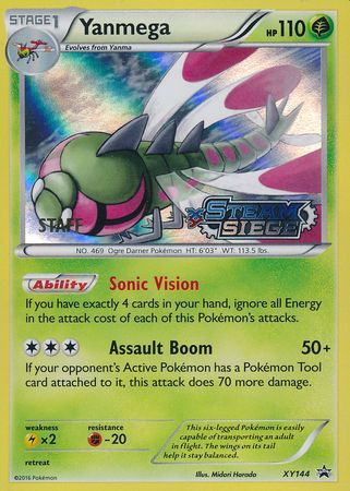 Yanmega (XY144) (Staff) [XY: Black Star Promos] | Good Games North