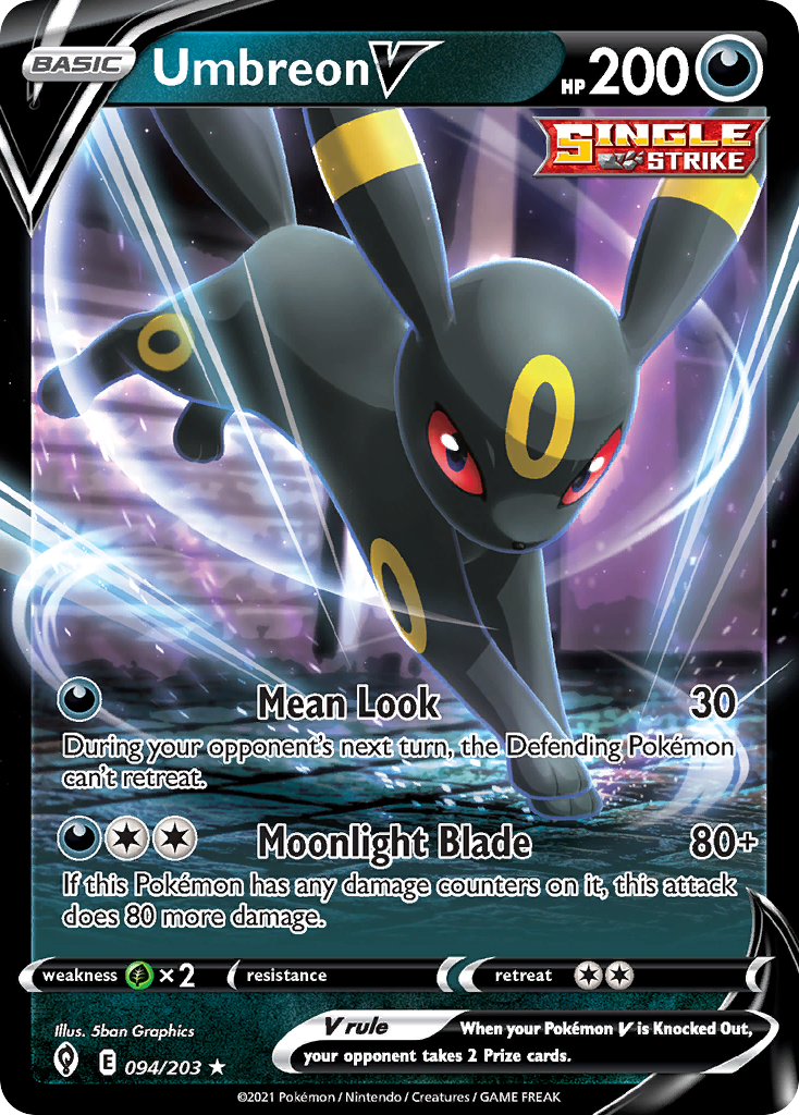 Umbreon V (094/203) (Intro Deck) [Sword & Shield: Evolving Skies] | Good Games North