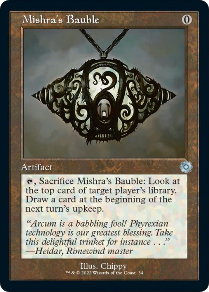 Mishras Bauble 34/63 (The Brothers' War: Retro Frame Artifacts)  - Foil | Good Games North