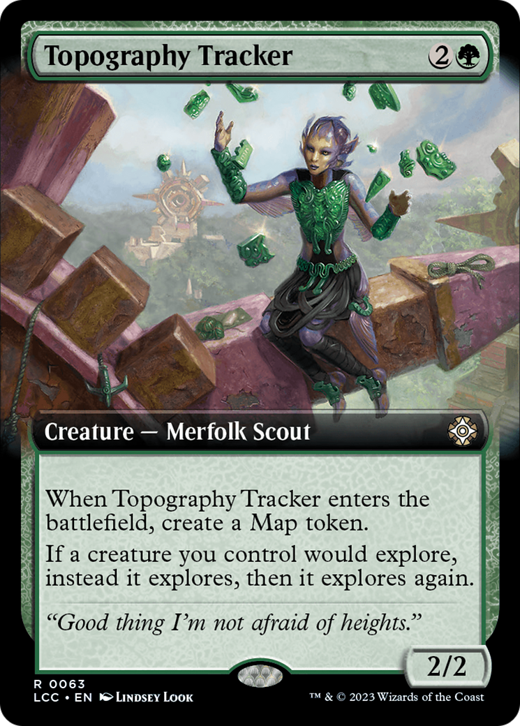 Topography Tracker (Extended Art) [The Lost Caverns of Ixalan Commander] | Good Games North