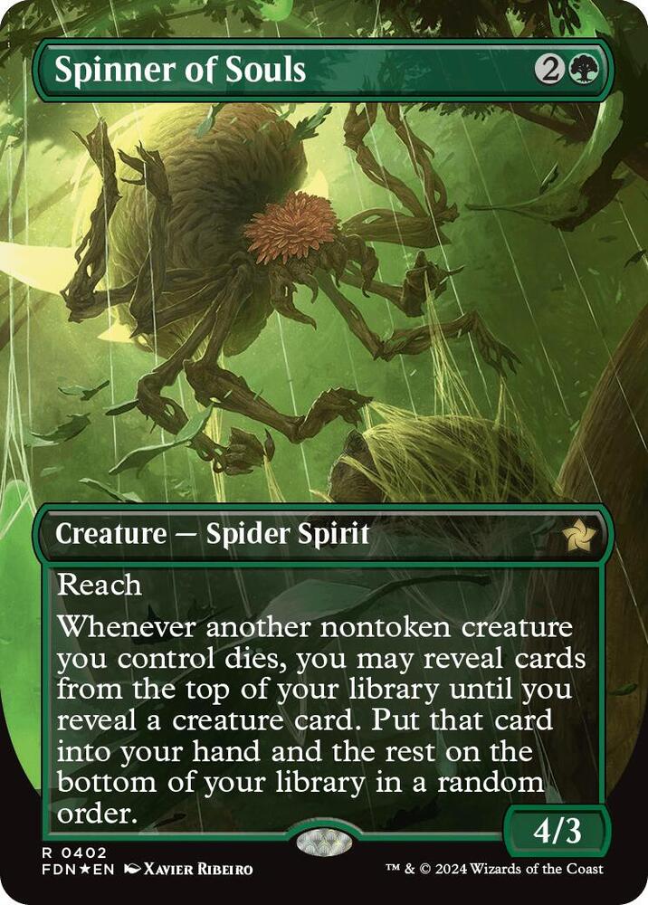 Spinner of Souls Borderless Mana Foil (Foundations)  - Foil | Good Games North