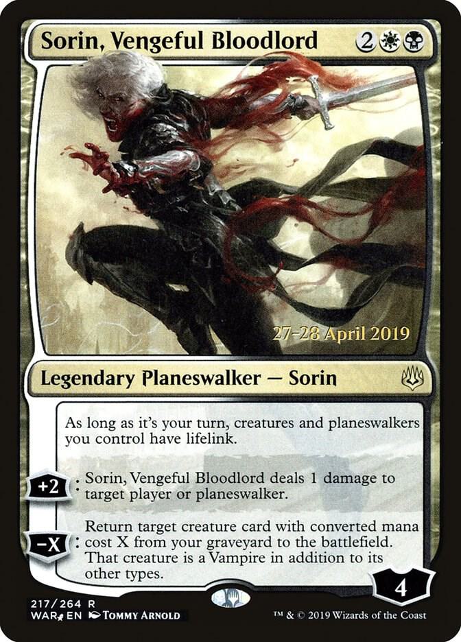 Sorin Vengeful Bloodlord 217s/176 (Prerelease Cards)  - Foil | Good Games North