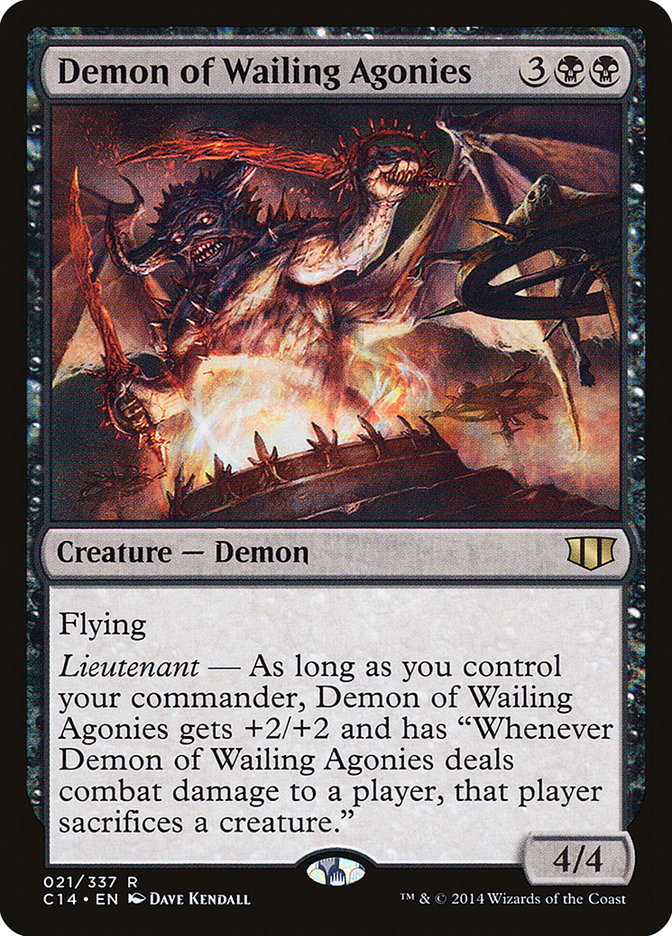 Demon of Wailing Agonies 21/337 (Commander 2014)  | Good Games North