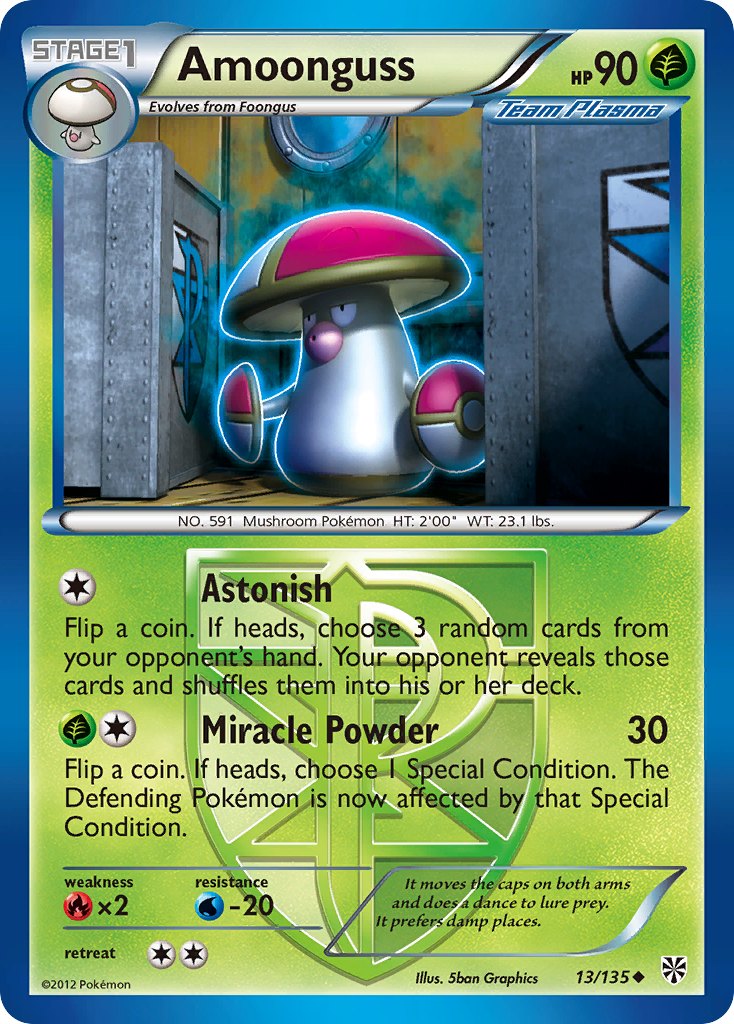 Amoonguss (13/135) [Black & White: Plasma Storm] | Good Games North