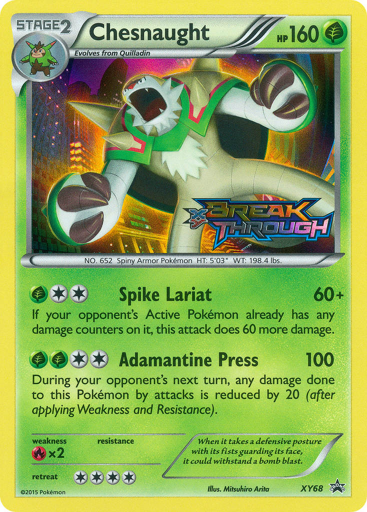 Chesnaught (XY68) [XY: Black Star Promos] | Good Games North