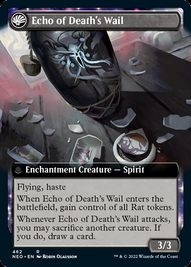 Tribute to Horobi // Echo of Death's Wail (Extended Art) [Kamigawa: Neon Dynasty] | Good Games North