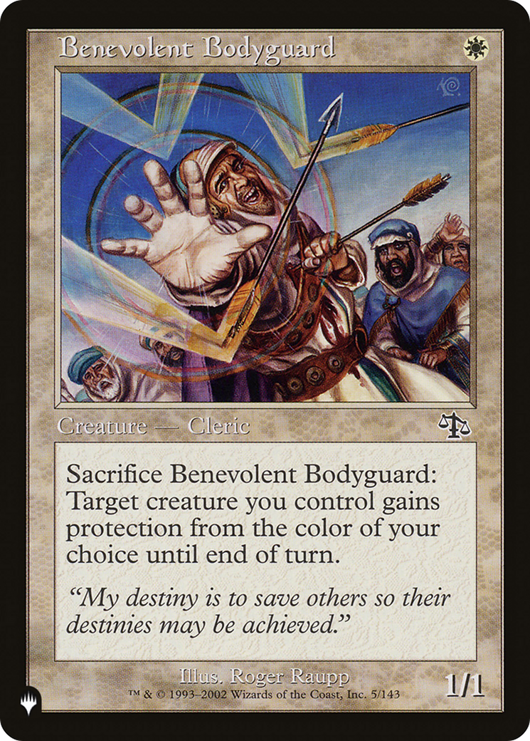 Benevolent Bodyguard [The List] | Good Games North
