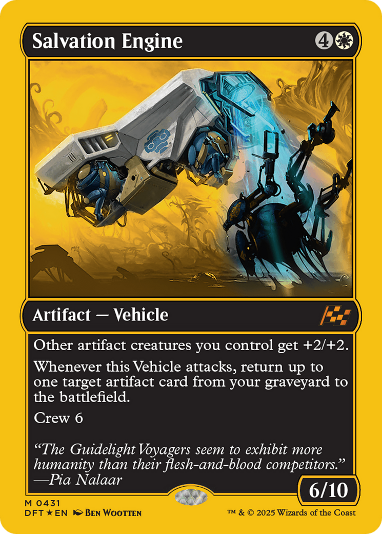 Salvation Engine (First-Place Foil) [Aetherdrift] | Good Games North