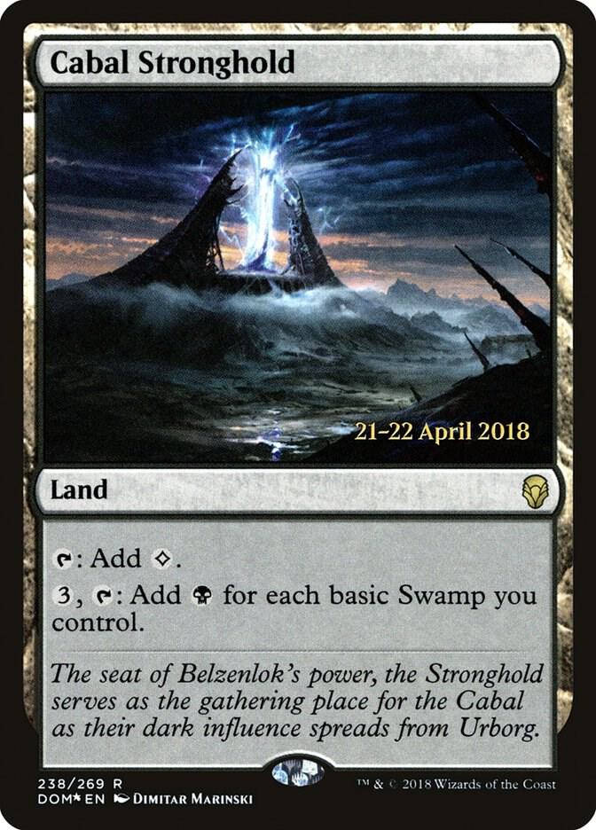 Cabal Stronghold (Prerelease Cards)  - Foil | Good Games North