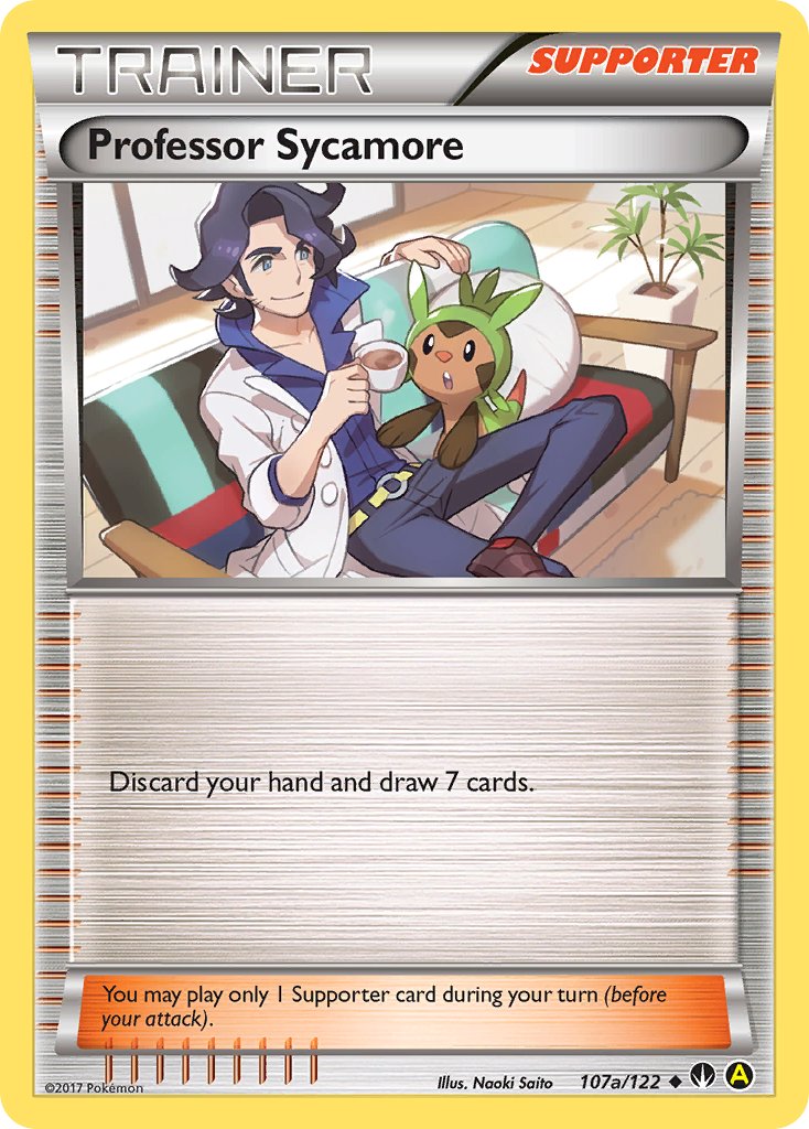 Professor Sycamore (107a/122) [Alternate Art Promos] | Good Games North