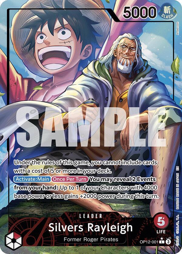 Silvers Rayleigh OP12-001 (Legacy of the Master)  - Alternate Art Foil | Good Games North