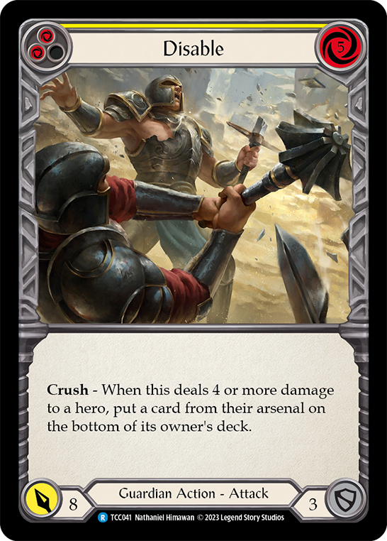 Disable (Yellow) [TCC041] (Round the Table: TCC x LSS) | Good Games North