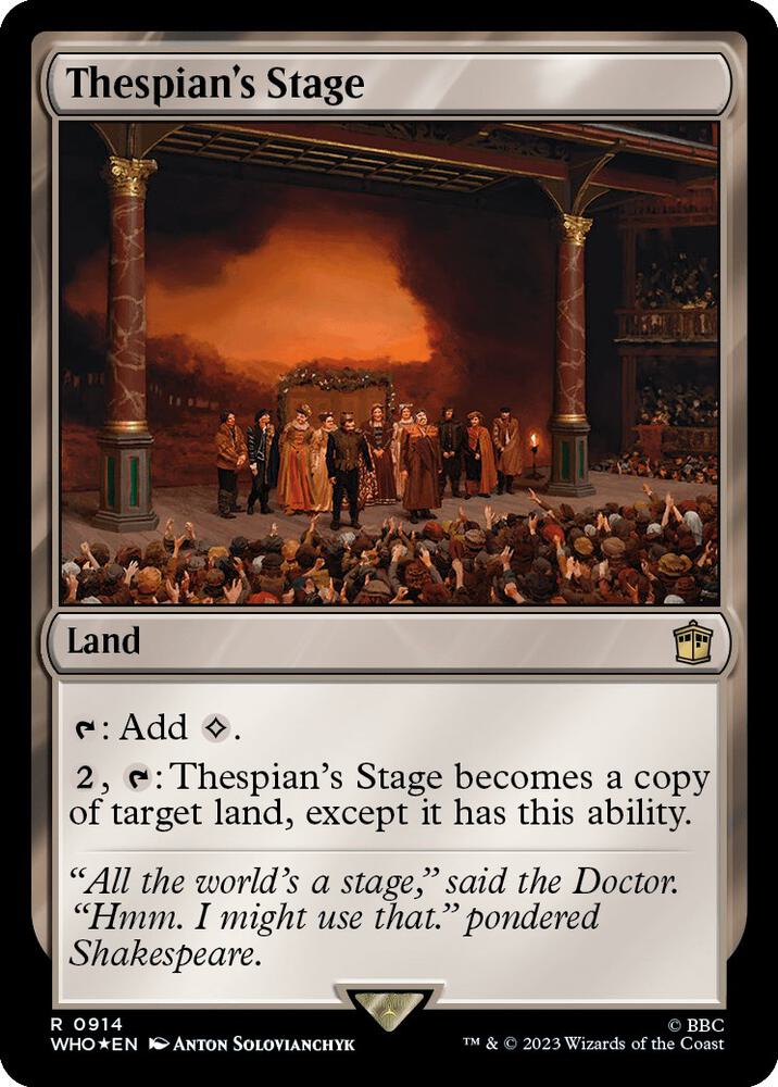 Thespians Stage Surge Foil (Universes Beyond: Doctor Who)  - Foil | Good Games North