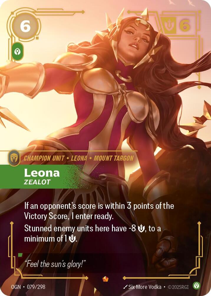 Leona Zealot (Origins)  - Foil | Good Games North