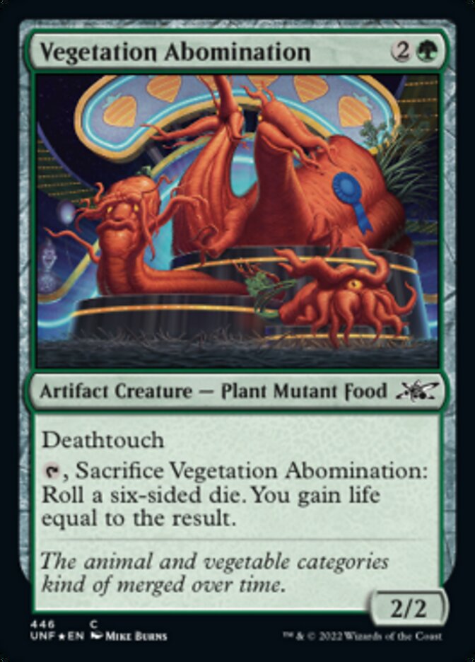Vegetation Abomination (Galaxy Foil) [Unfinity] | Good Games North