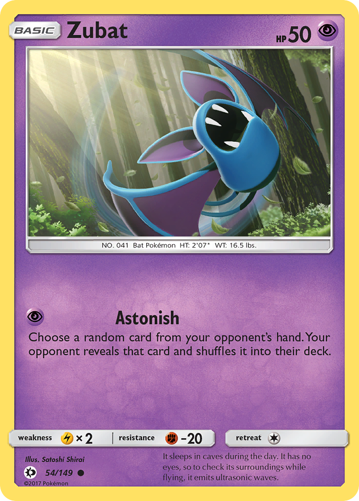 Zubat (54/149) [Sun & Moon: Base Set] | Good Games North