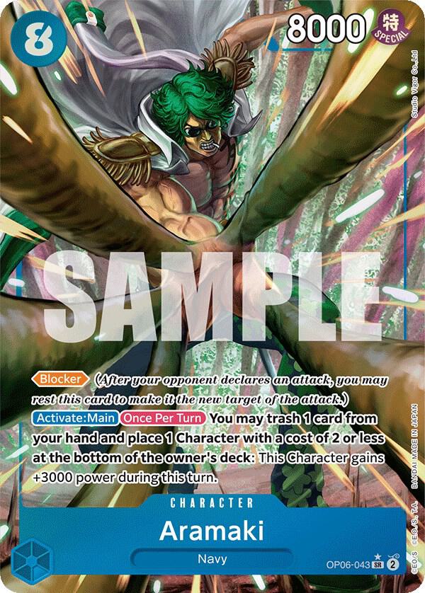 Aramaki OP06-043 (Wings of the Captain)  - Alternate Art Foil | Good Games North