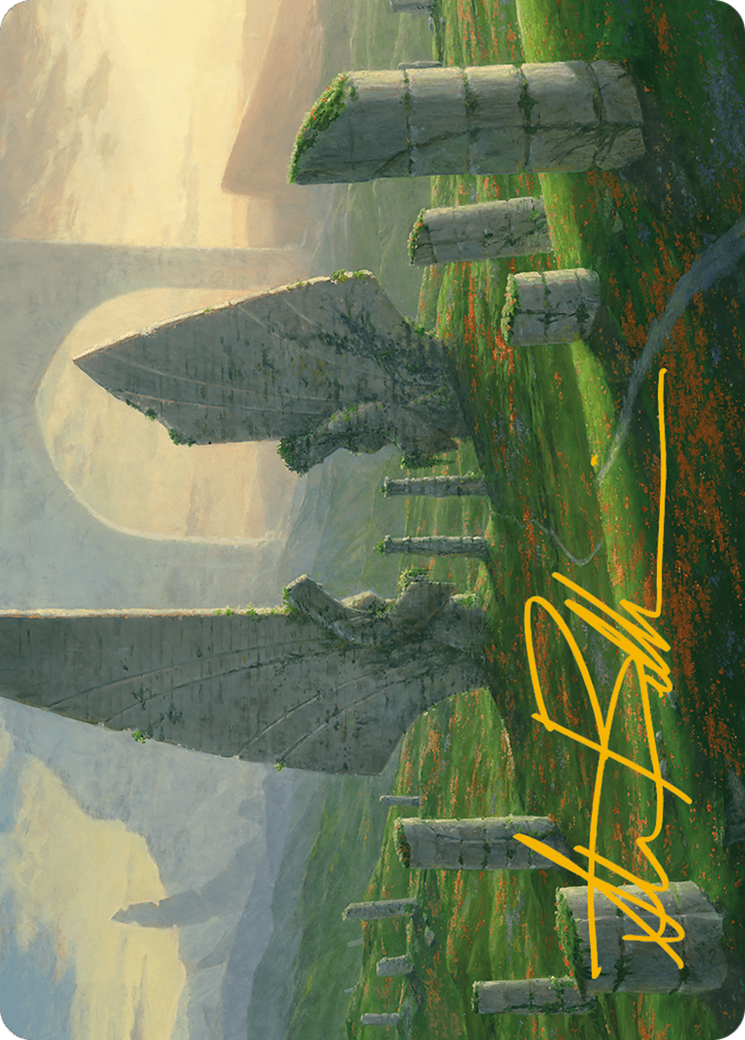 Monumental Henge Art Card (Gold-Stamped Signature) [Modern Horizons 3 Art Series] | Good Games North