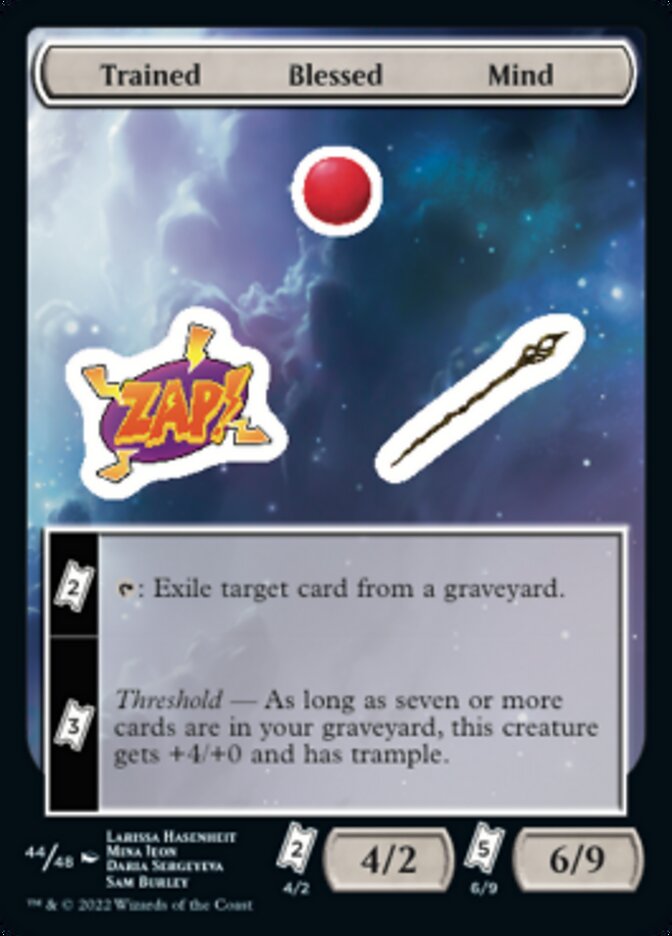 Trained Blessed Mind [Unfinity Stickers] | Good Games North