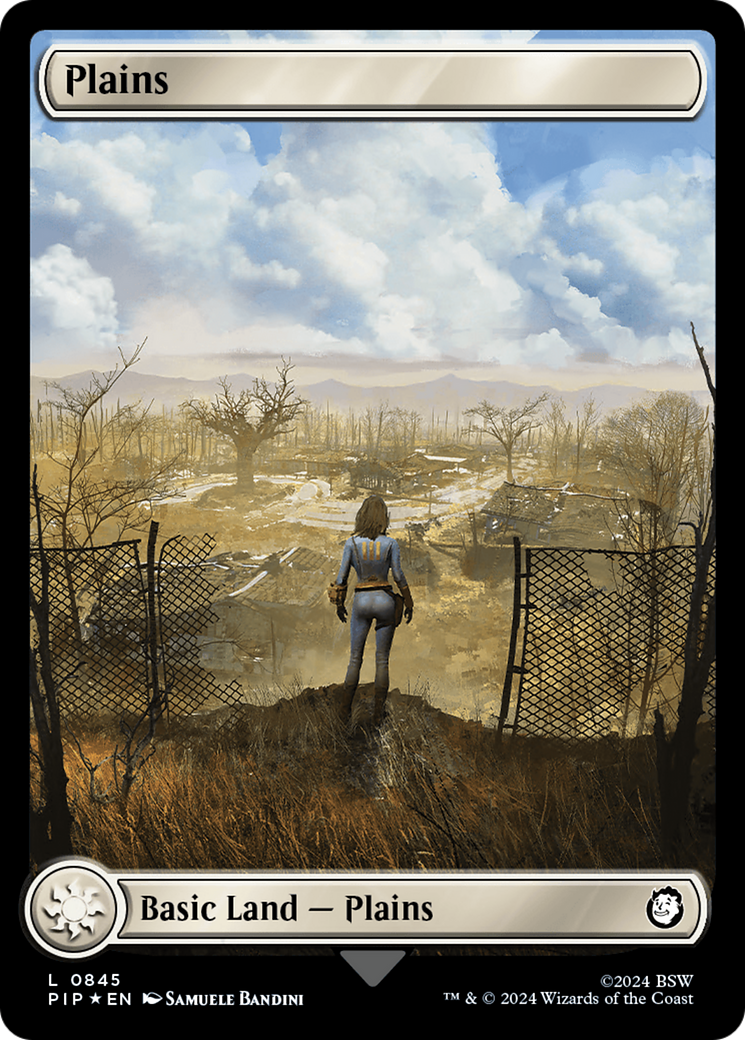 Plains (0845) (Surge Foil) [Fallout] | Good Games North