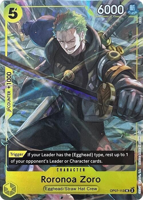 Roronoa Zoro (Illustration Box Vol.3) OP07-113 (One Piece Promotion Cards)  - Foil | Good Games North