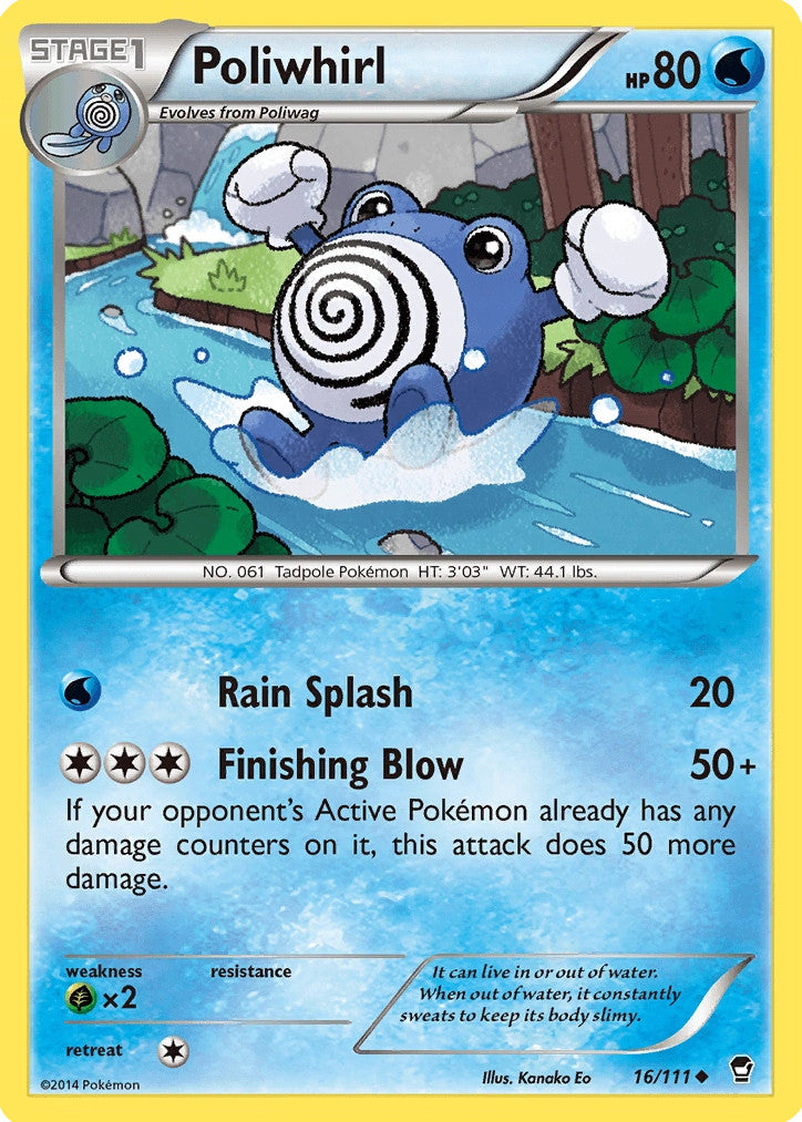 Poliwhirl (16/111) [XY: Furious Fists] | Good Games North