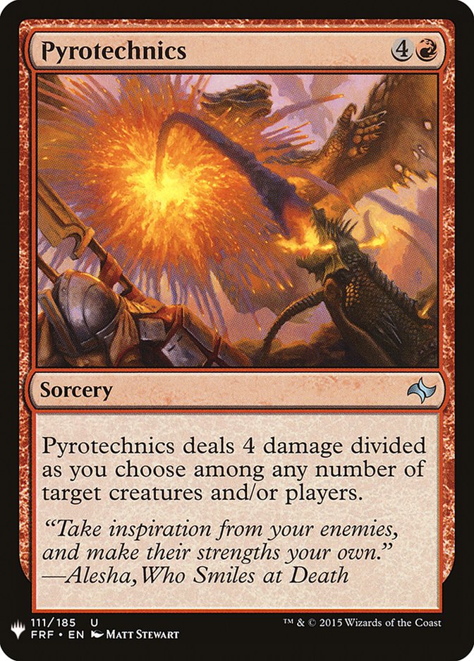 Pyrotechnics [Mystery Booster] | Good Games North
