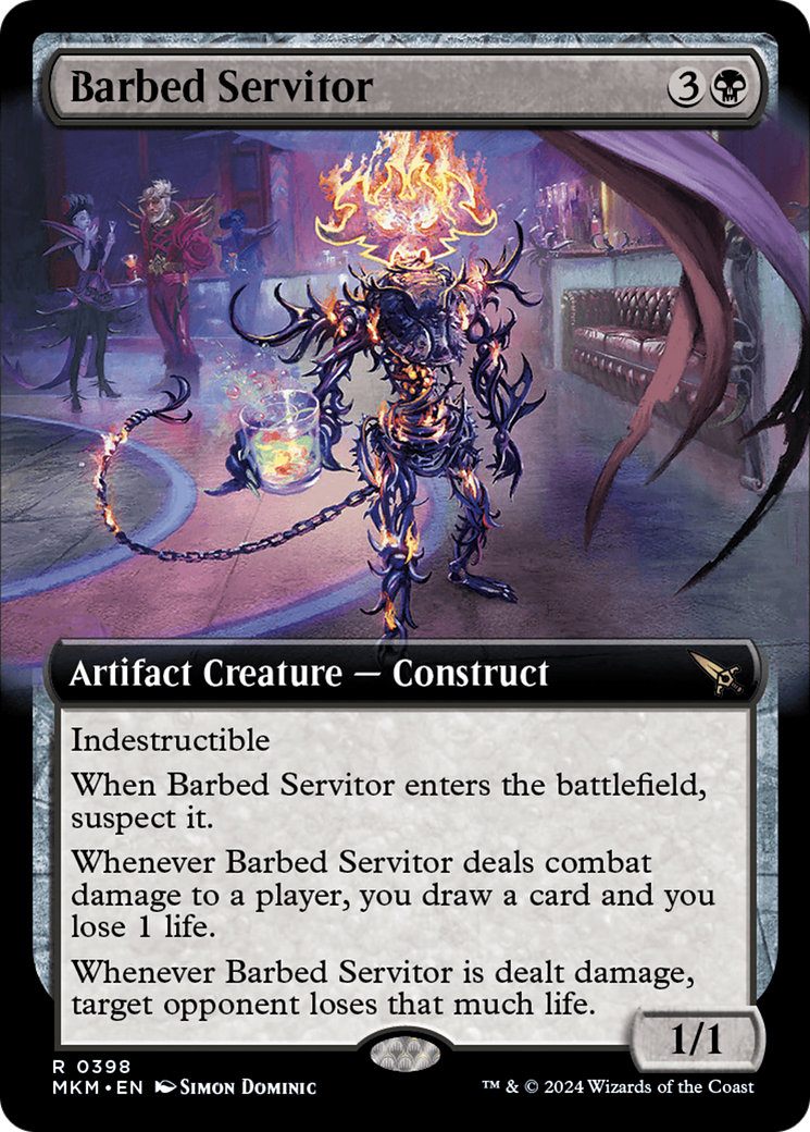 Barbed Servitor (Extended Art) [Murders at Karlov Manor] | Good Games North