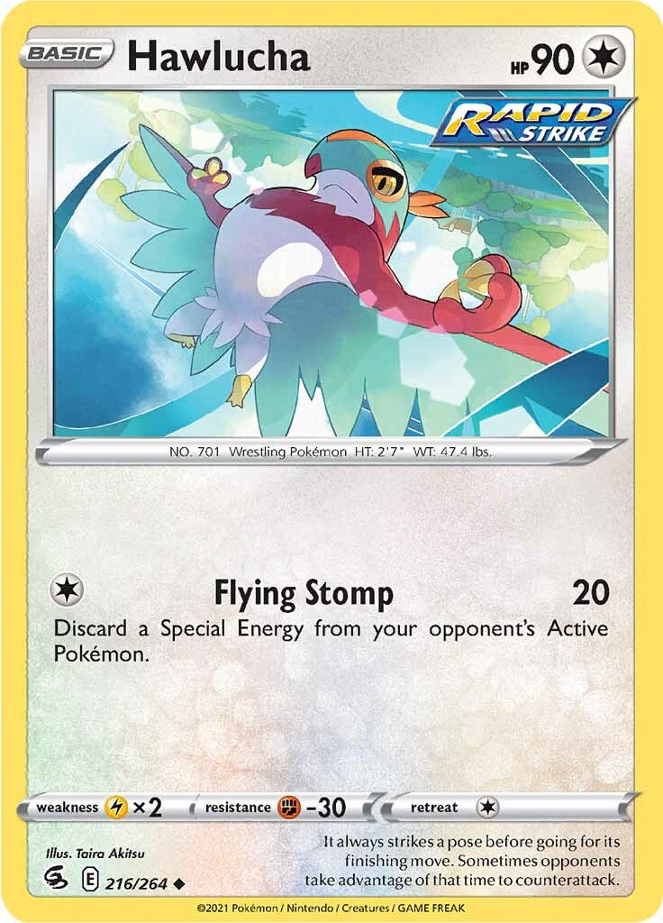 Hawlucha (216/264) [Sword & Shield: Fusion Strike] | Good Games North