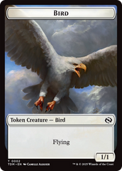 Inkling // Bird Double-Sided Token [Tarkir: Dragonstorm Commander Tokens] | Good Games North