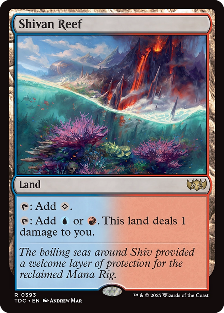 Shivan Reef [Tarkir: Dragonstorm Commander] | Good Games North