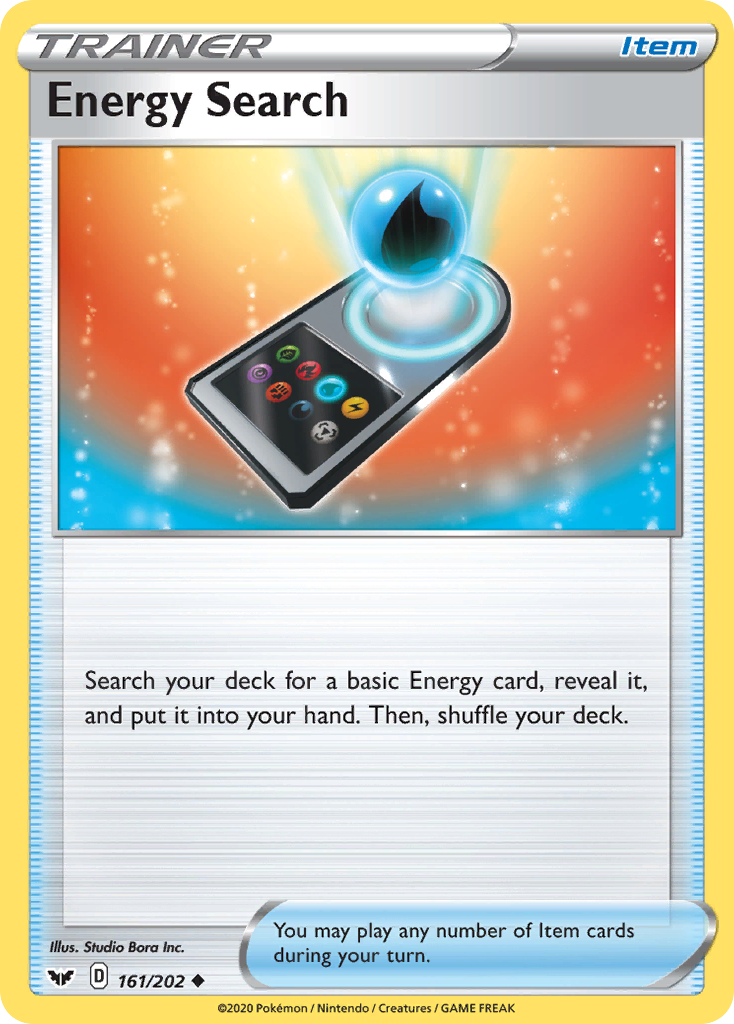Energy Search (161/202) [Sword & Shield: Base Set] | Good Games North