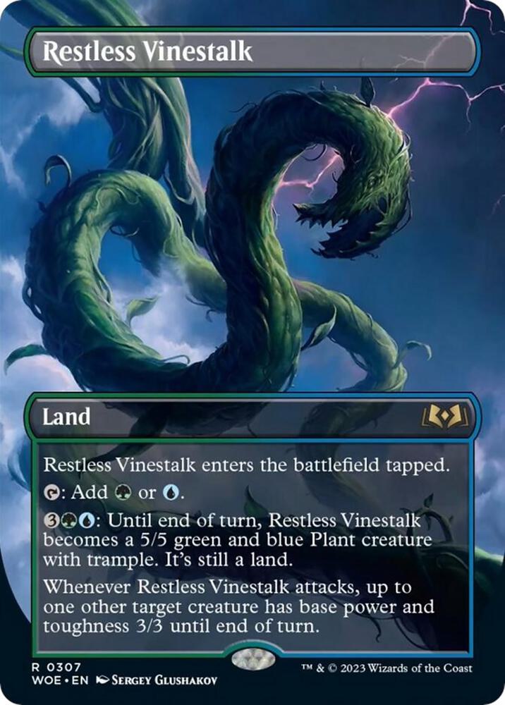 Restless Vinestalk Borderless (Wilds of Eldraine)  | Good Games North
