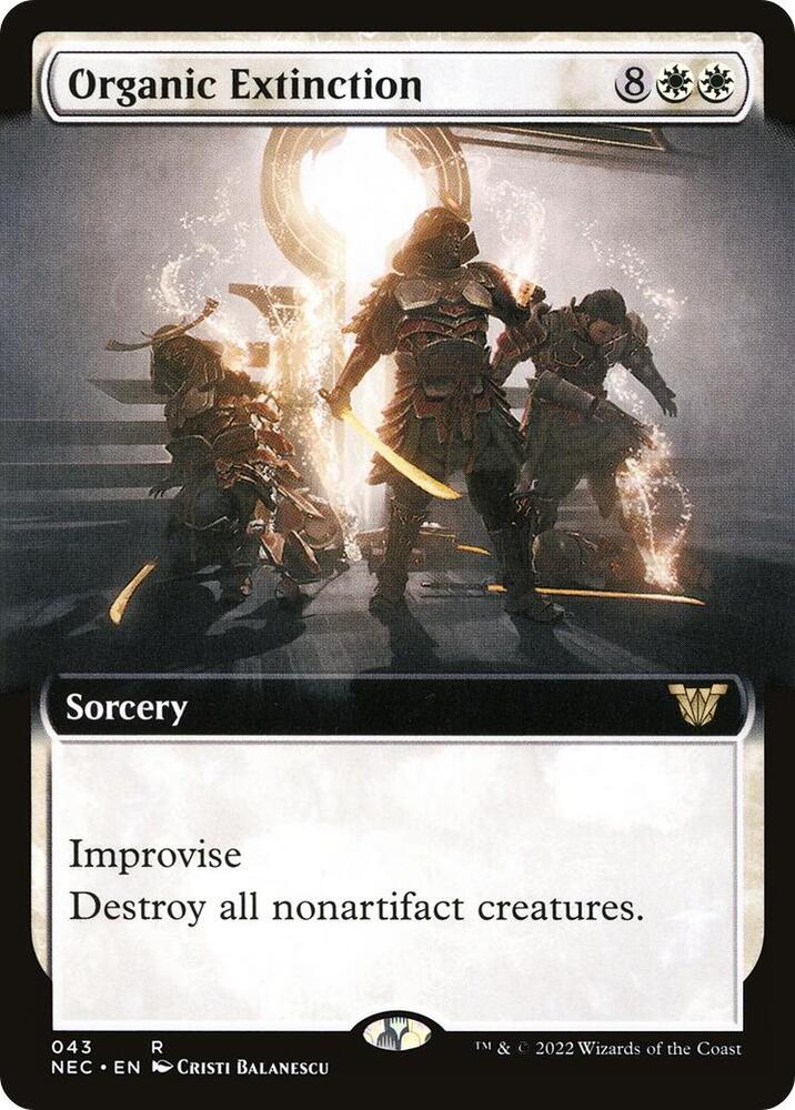Organic Extinction Extended Art (Commander: Kamigawa: Neon Dynasty)  | Good Games North