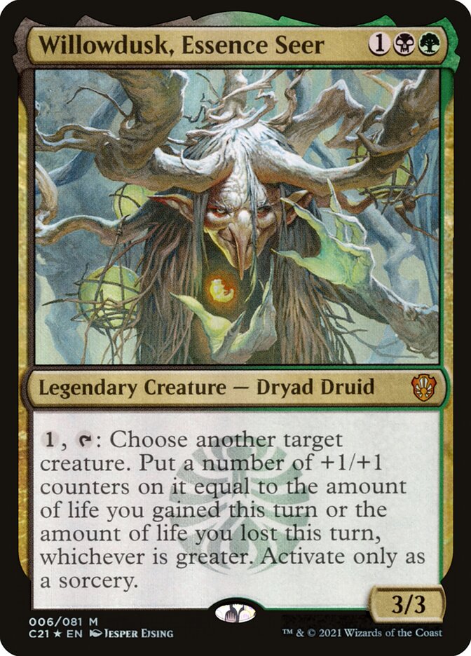 Willowdusk, Essence Seer (Commander 2021)  - Foil | Good Games North
