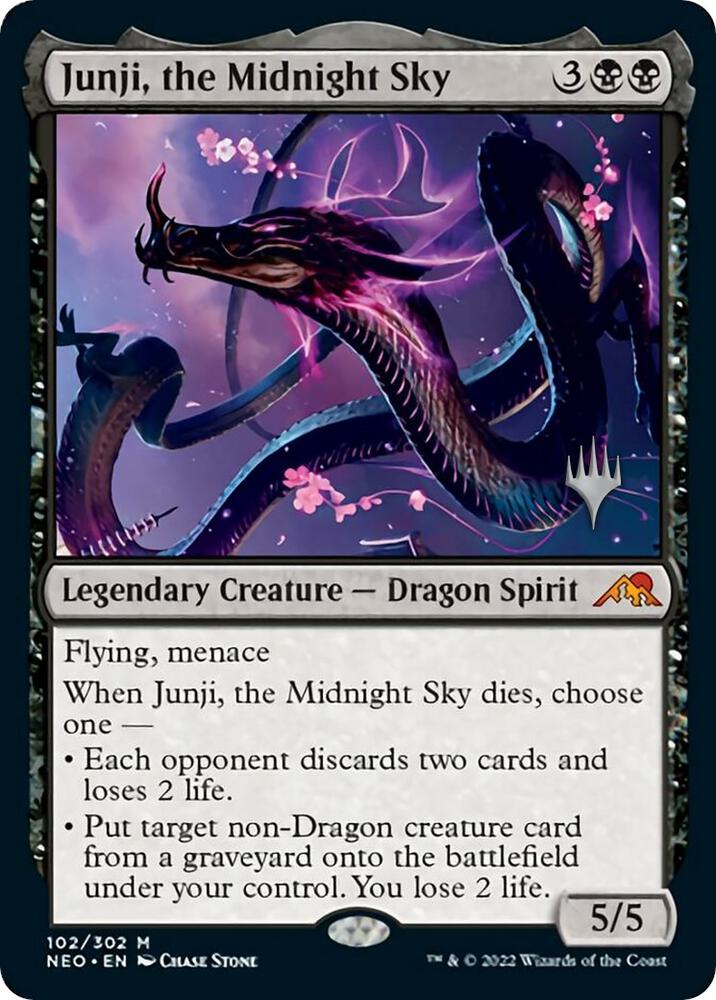 Junji the Midnight Sky 102 (Promo Pack: Kamigawa: Neon Dynasty)  - Foil | Good Games North