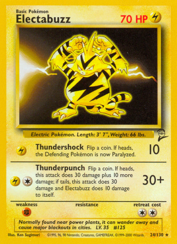 Electabuzz (24/130) [Base Set 2] | Good Games North