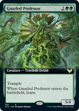 Gnarled Professor Extended Art 319/275 (Strixhaven: School of Mages)  - Foil | Good Games North