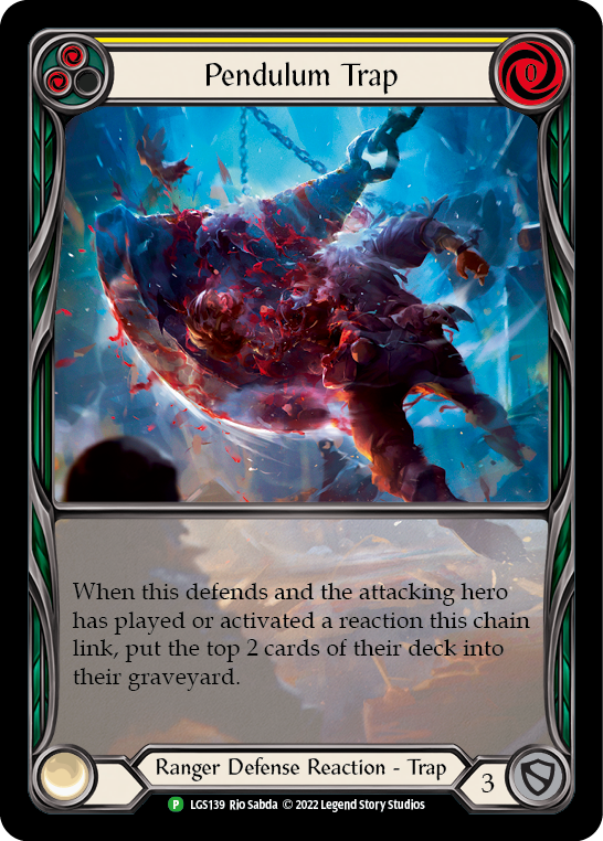 Pendulum Trap (Yellow) [LGS139] (Promo)  Rainbow Foil | Good Games North