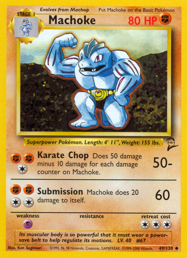 Machoke (49/130) [Base Set 2] | Good Games North