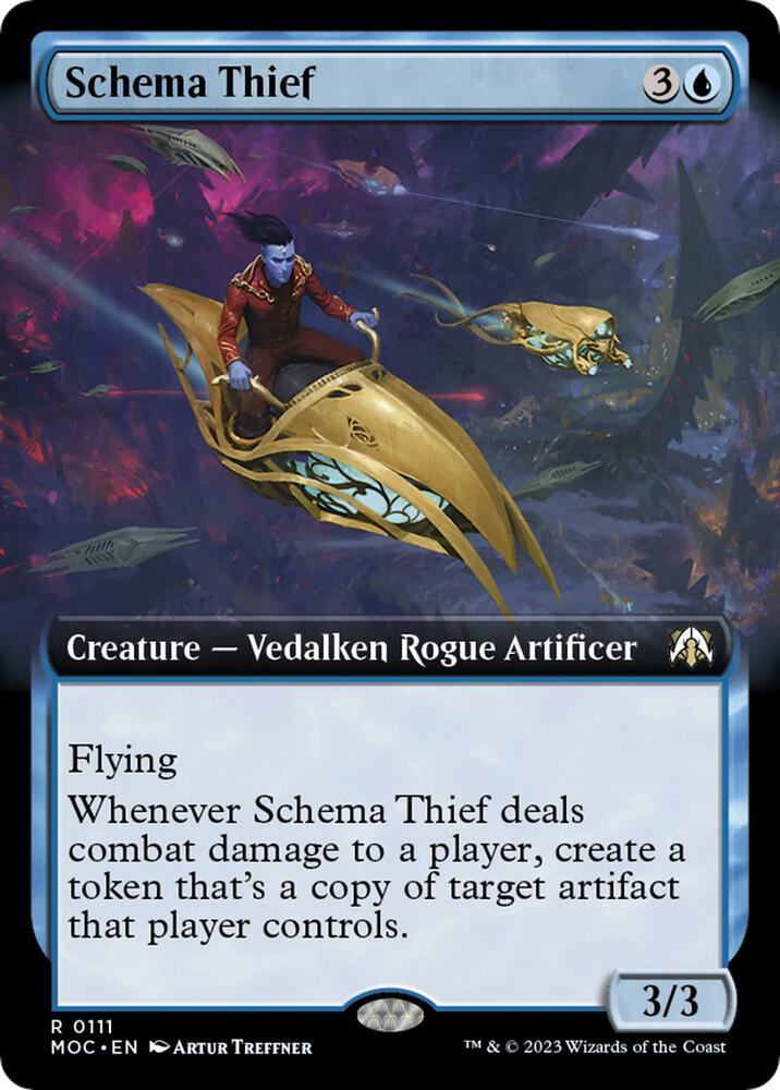 Schema Thief 111 (Commander: March of the Machine)  - Extended Art | Good Games North