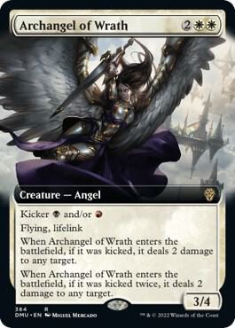 Archangel of Wrath Extended Art (Dominaria United)  - Foil | Good Games North