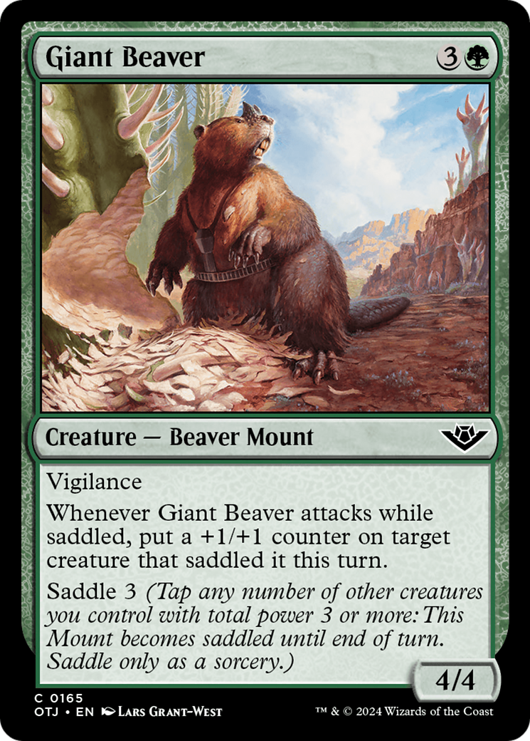 Giant Beaver [Outlaws of Thunder Junction] | Good Games North
