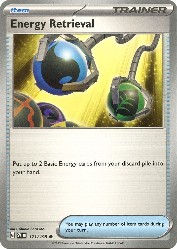 Energy Retrieval 171/198 (SV01: Scarlet & Violet Base Set)  | Good Games North