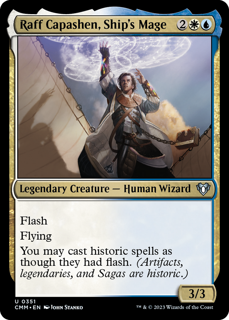 Raff Capashen, Ship's Mage [Commander Masters] | Good Games North