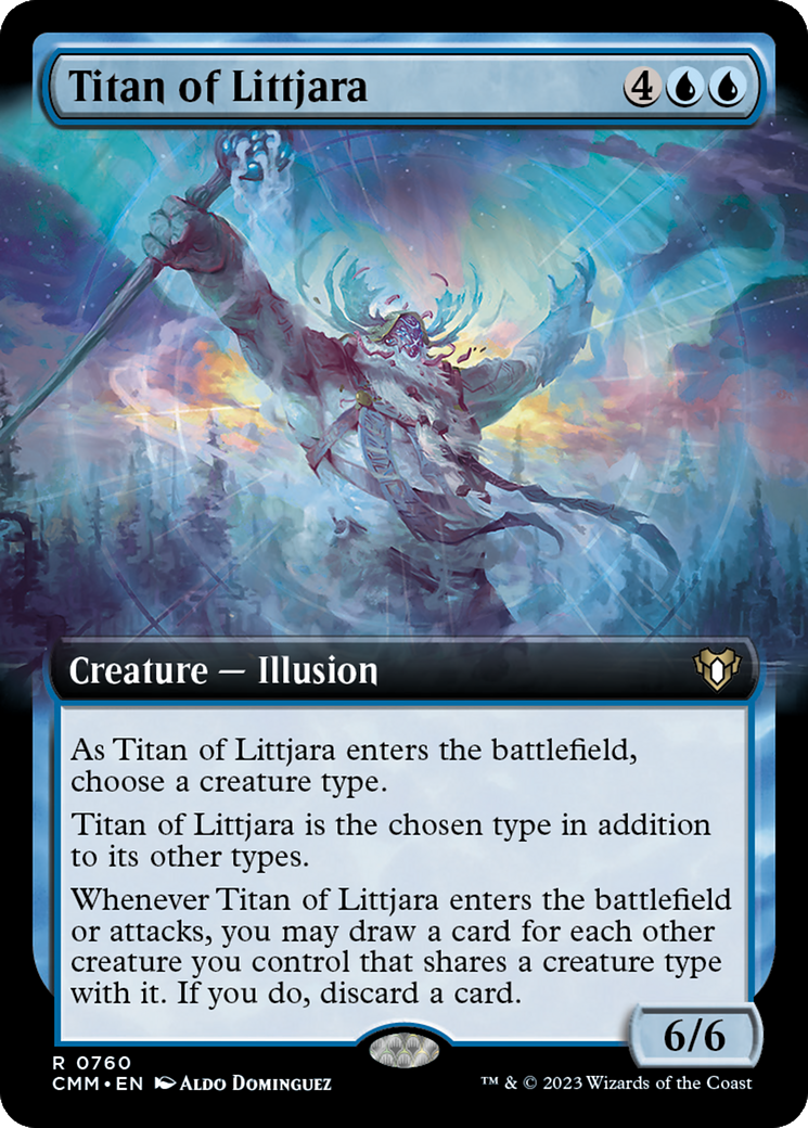 Titan of Littjara (Extended Art) [Commander Masters] | Good Games North