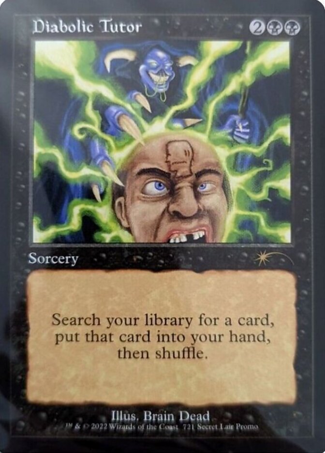 Diabolic Tutor (Retro) [Secret Lair Drop Promos] | Good Games North